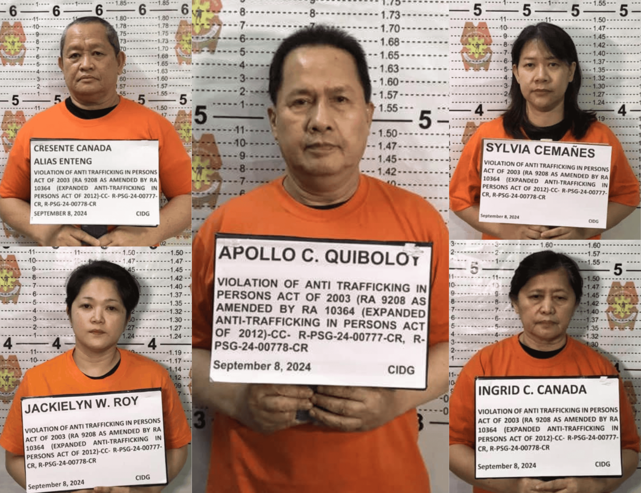 Apollo Quiboloy, naghain ng not guilty plea sa kasong human trafficking ...
